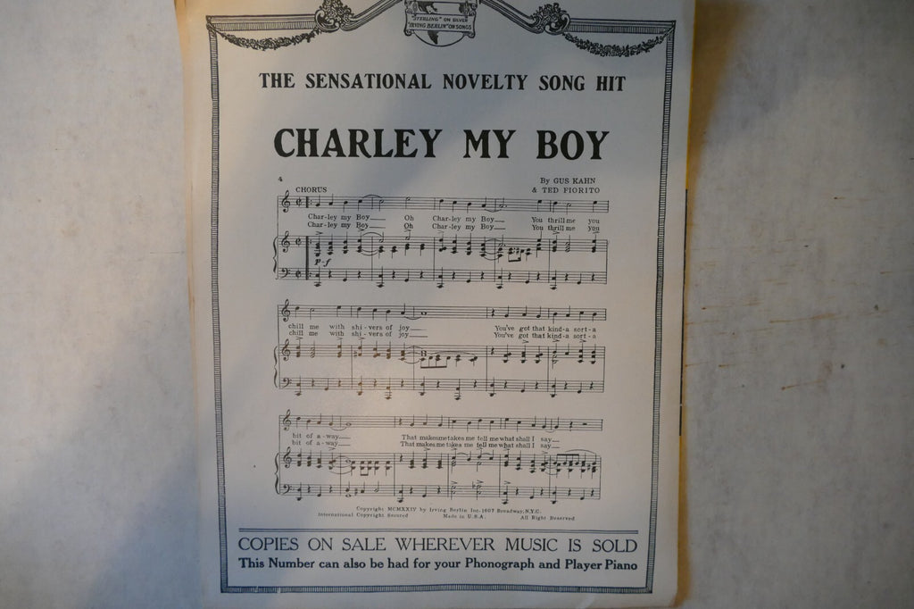 Show Me The Way, 1924, by Benny Davis, Ted Lewis, Frank Ross, Irving Berlin Inc.