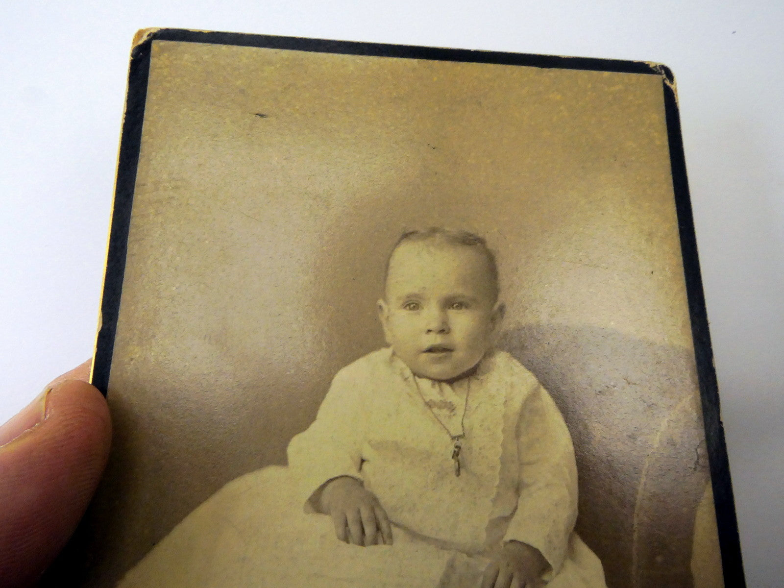 Picture of Baby Girl VINTAGE ANTIQUE Photograph 4X6" 1880's Walter's Studio IL