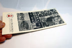 1974 Visitors Map of San Francisco Attractions Dining Lodging Shopping USA