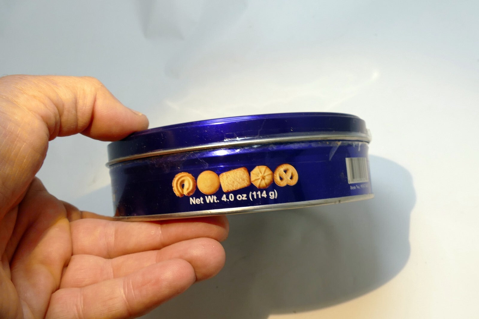CT Metal Empty Tin/Container Danish Style Butter Cookies