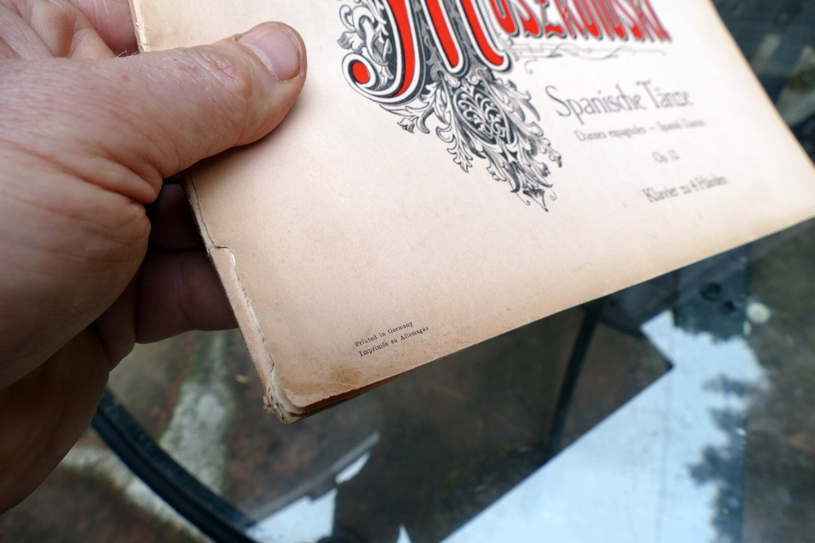 Moritz Moszkowski Soanische Tanze Sheet music Klavier 4 Handen 2125 Piano 1925