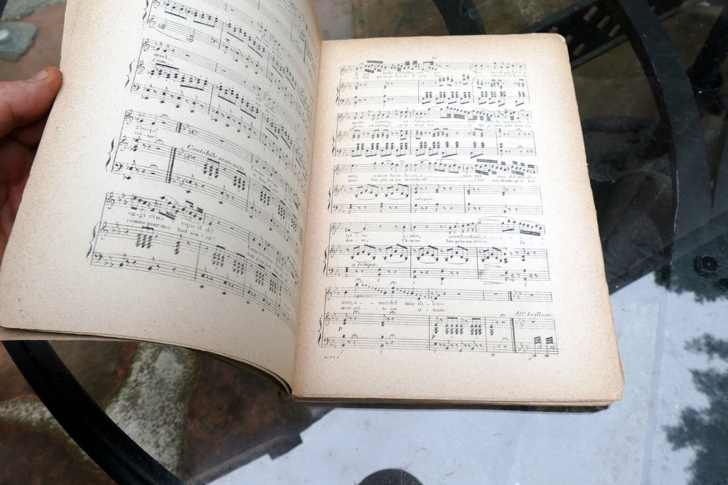 Sonnambula Bellini Paris Schlesinger 1850-1890 sheet music Partition Piano chant