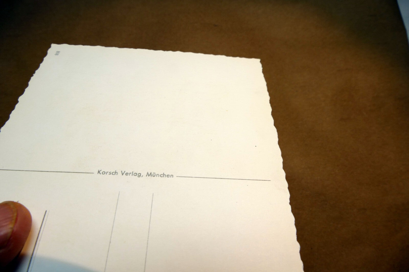 Adolf KORSCH VERLAG Postcard Munchen Boy Flowers on a Phone - Unposted Art