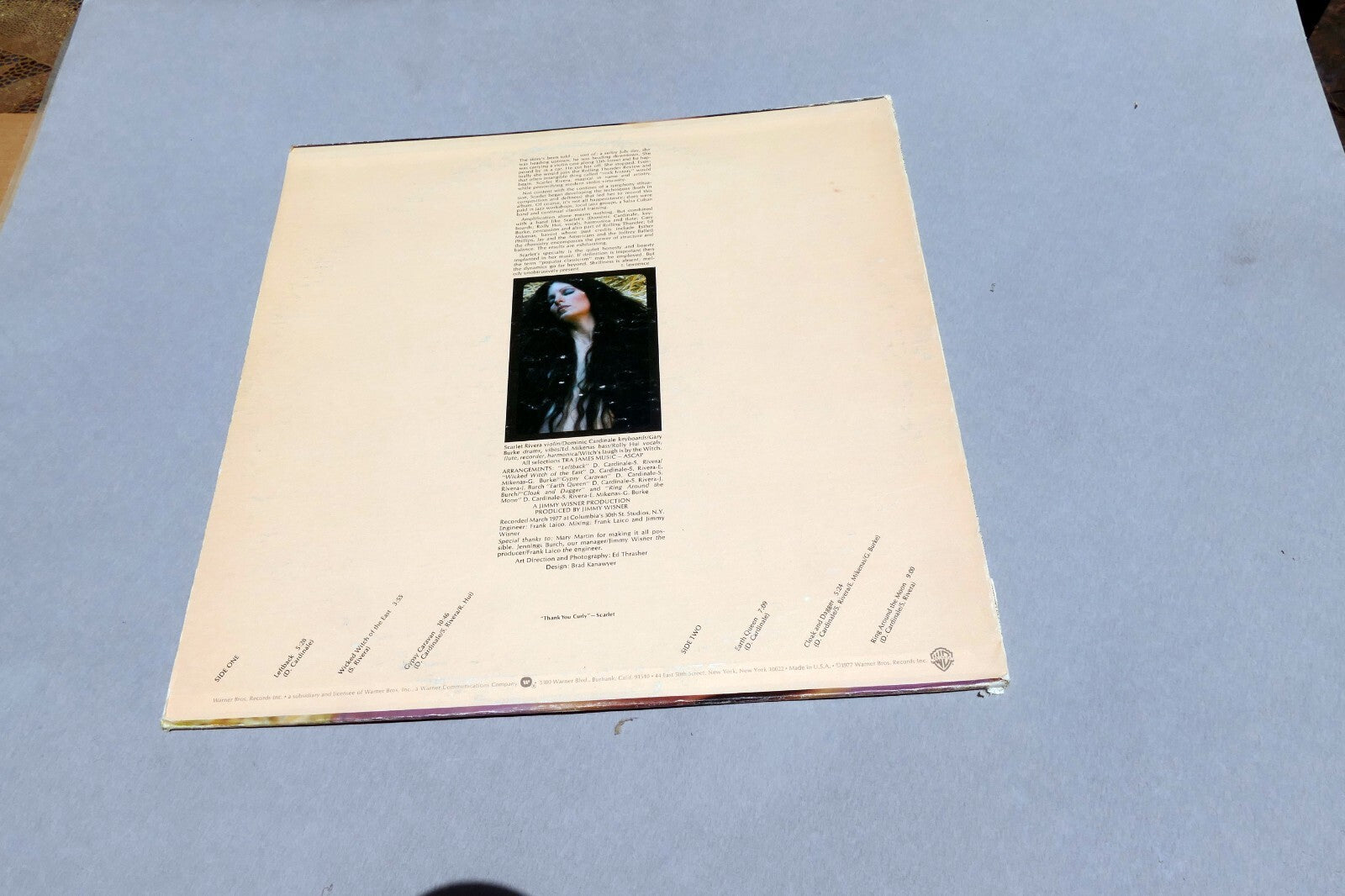 SCARLET  RIVERA - LP - Self Titled - Warner Bros. BS 3060 1979 VG