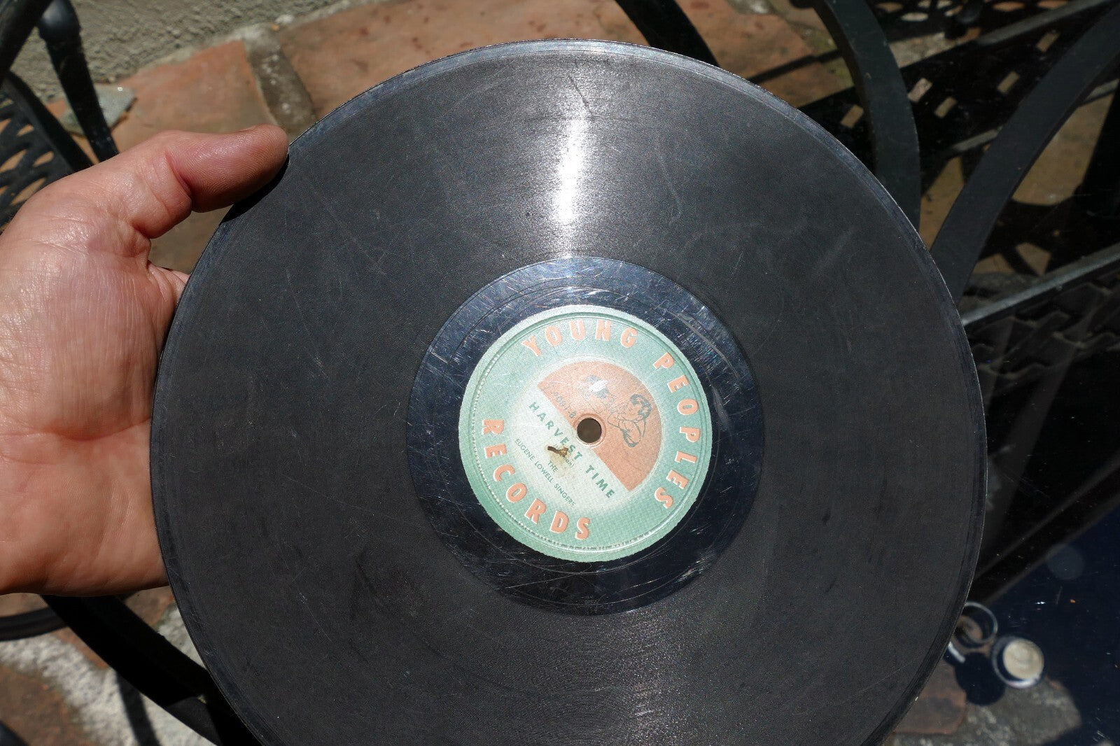 1940's-50's Harvest Time Young Peoples Records 10" 78 rpm 1 2 9001