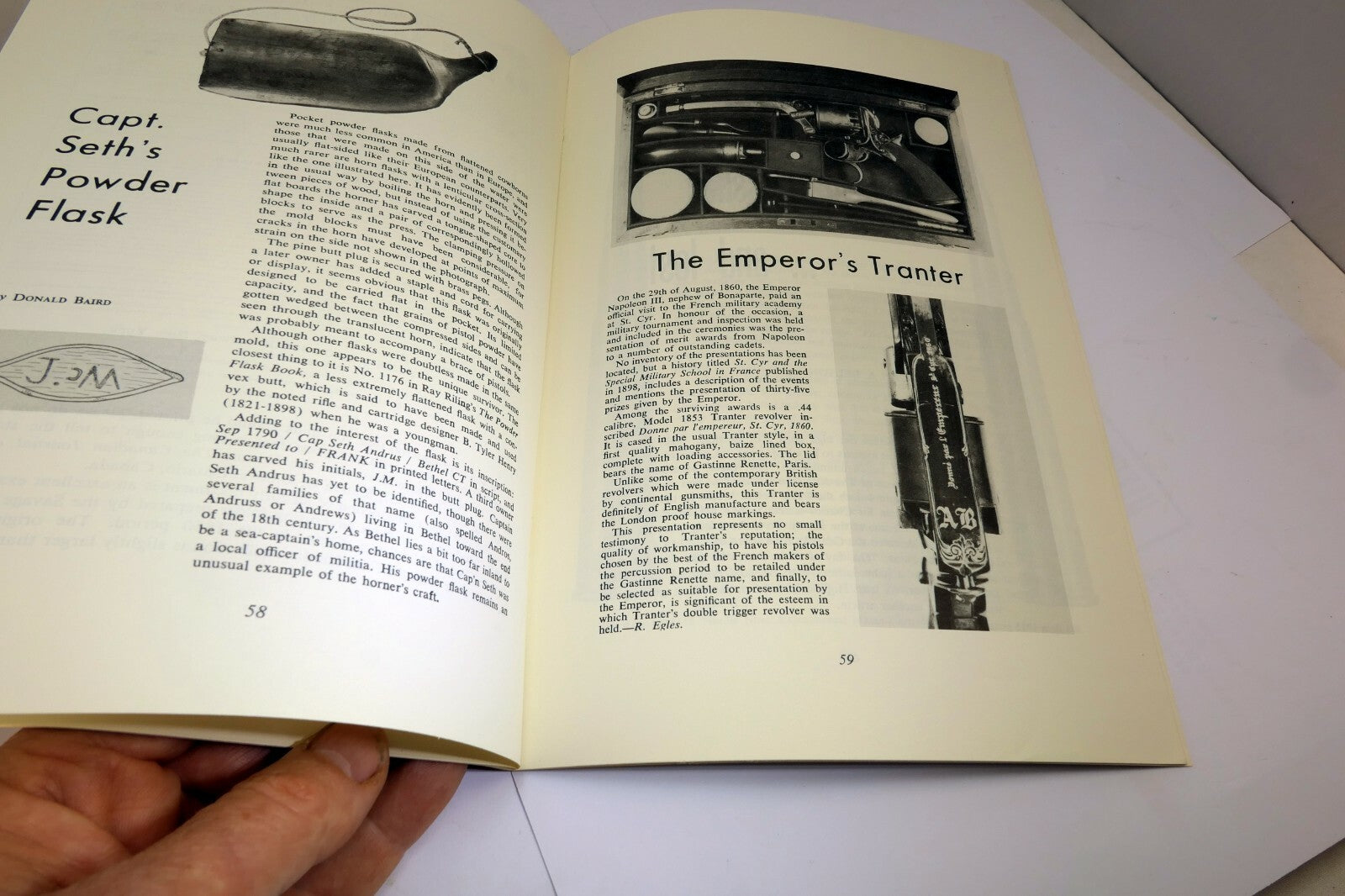 The Canadian Journal Of Arms Collecting Vol 7, No 2 May 1969 Short Land Musket 