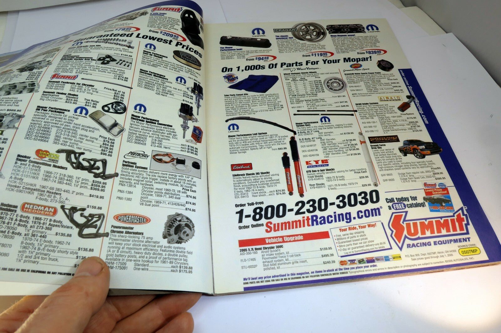 MOPAR Muscle Magazine July 2005 Magnum Head Massage, Hemi Intakes