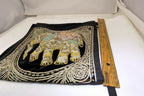 Shoulder Bag Handcrafted Myanmar Sequin Embroidered Tapestry Elephant Antique