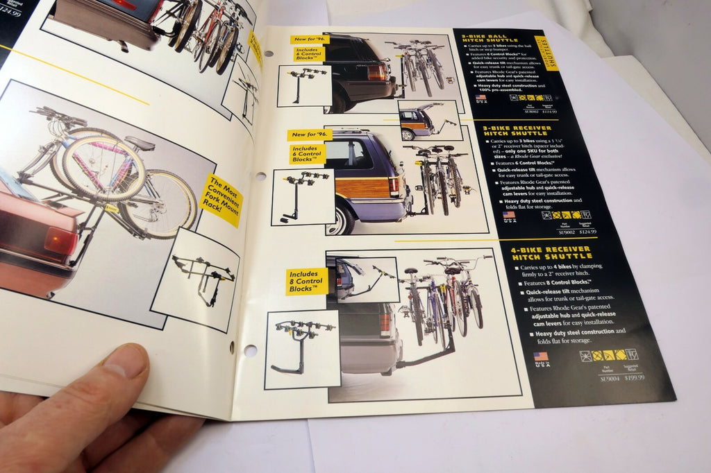 Rhode Gear 1996 CATALOG Brochure Advertising Equipment Bicycles Trailers Accesso