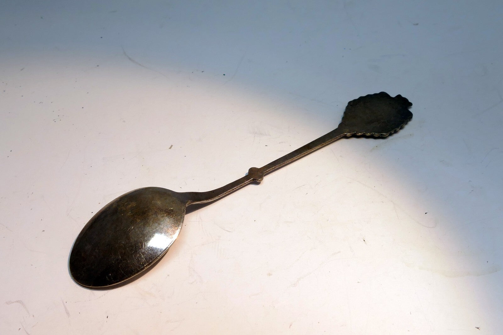 Vintage Souvenir Spoon Collectible Enamaled Davos Switzerland