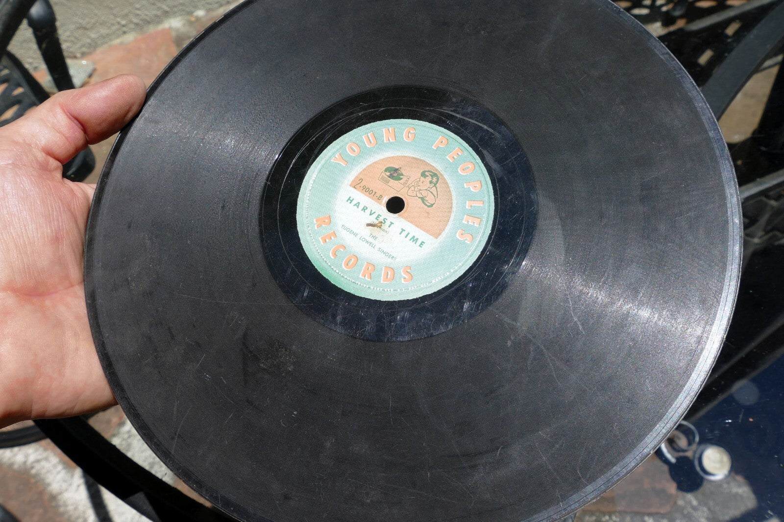 1940's-50's Harvest Time Young Peoples Records 10" 78 rpm 1 2 9001