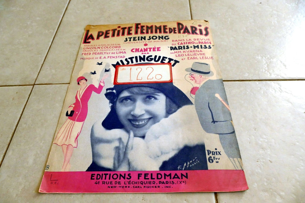 Le Petite Femme De Paris Stein Song 1910 by E.A. Fenstad Carl Fischer New York