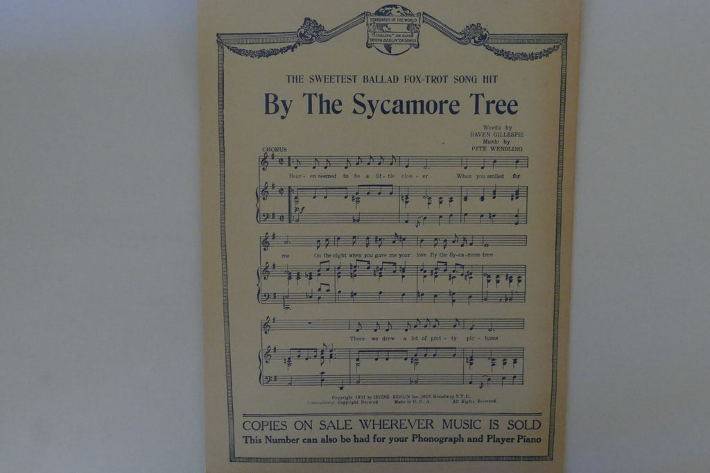 When I Tell You I Love You Believe Me Dear, 1931, by Bill Hansen