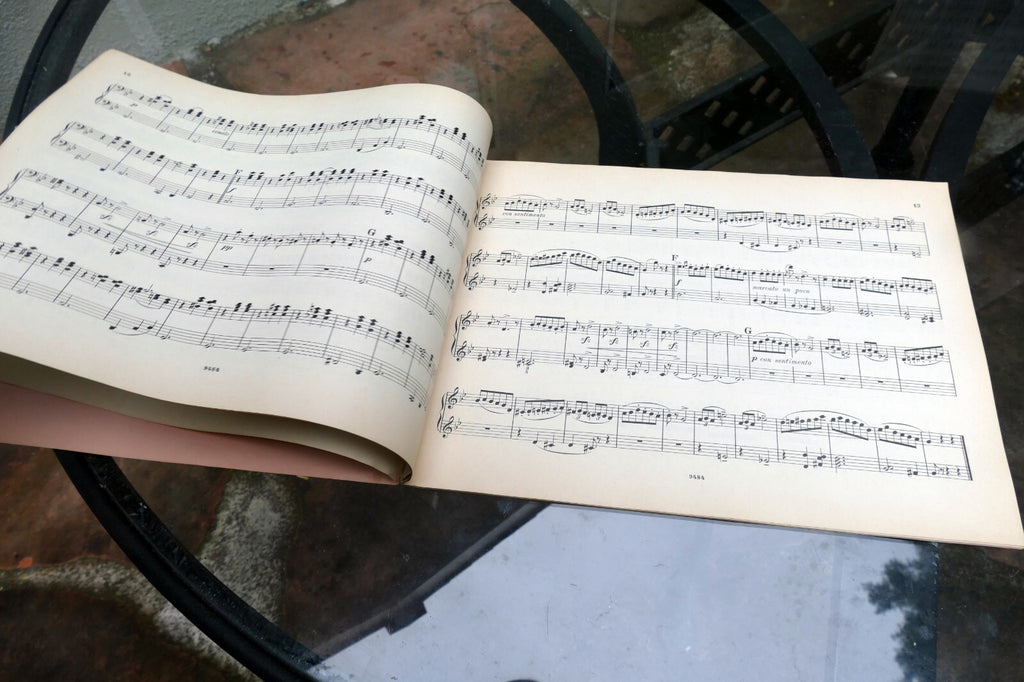 Moritz Moszkowski Soanische Tanze Sheet music Klavier 4 Handen 2125 Piano 1925