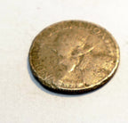 1966 Silver Panama 1/10  Balboa Armored Balboa Coin - poor condition