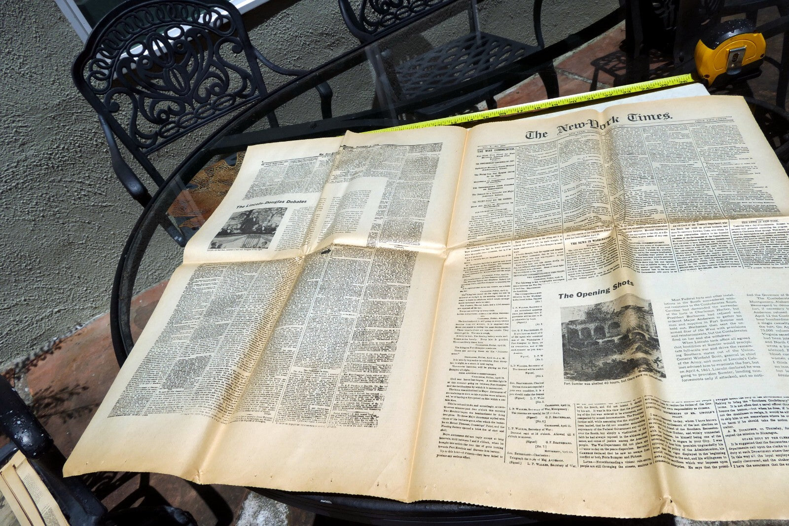 New York Times April 20, 1861 - Reprint - Civil War