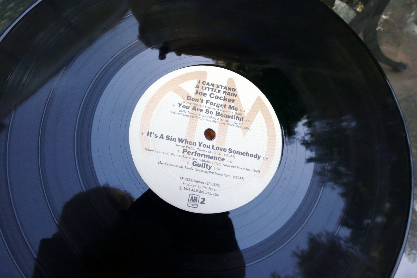 Joe Cocker - I Can Stand A Little Rain LP 1974 A&M Records SP-3633VG