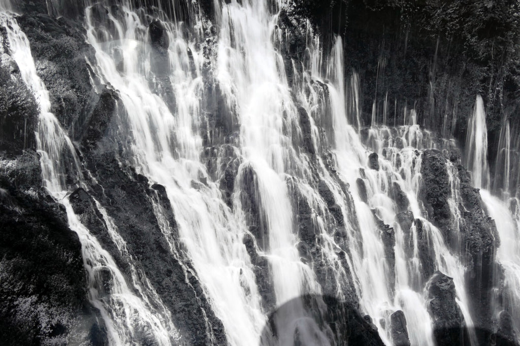 Mt. shasta california 11x14" black & white picture photo burney falls usa