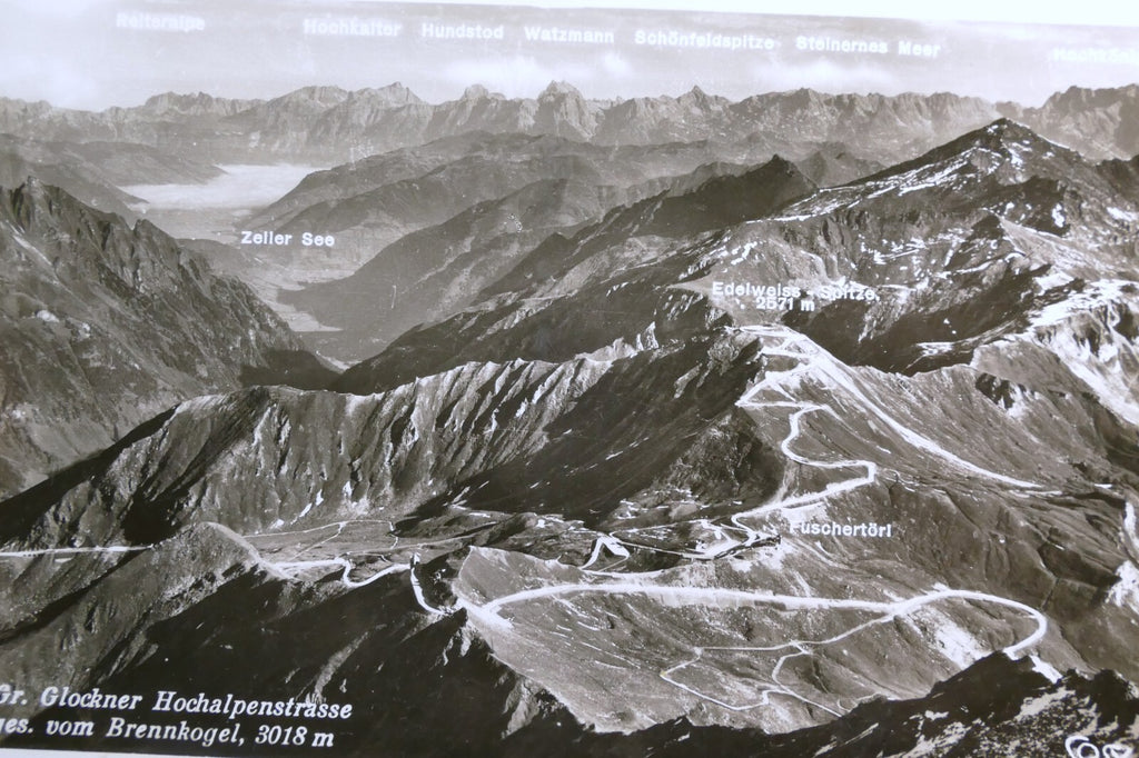 Grossglockner hochalpenstrasse alpine road postcard austria   unposted
