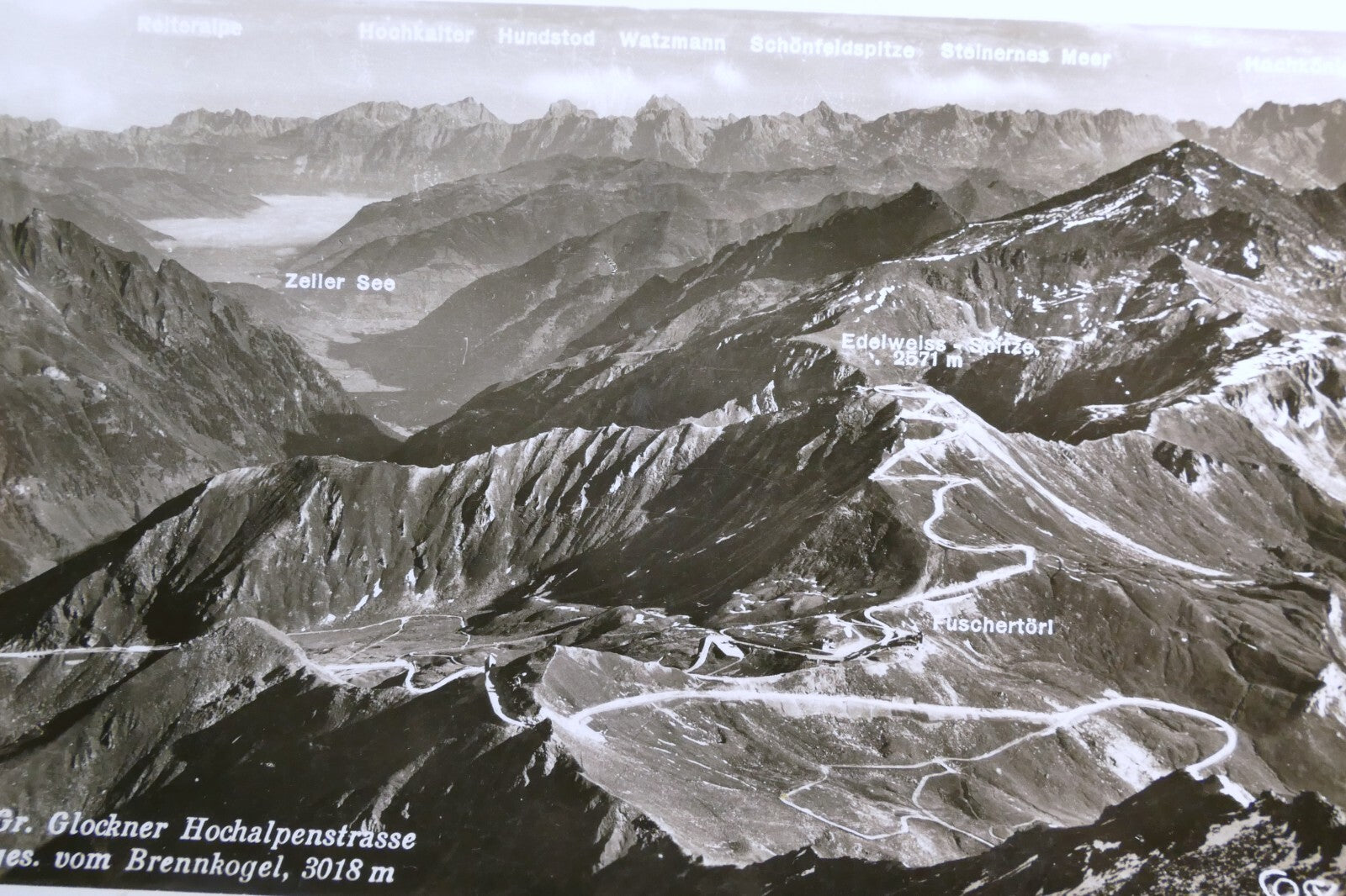 Grossglockner hochalpenstrasse alpine road postcard austria   unposted