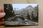 Großglockner-Hochalpenstraße postcard Black & white Austria vintage - unposted