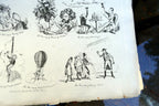 Old WAYS and NEW WAYS No 2 HENRY HEATH CARICATURE PRINT  1840 Victorian