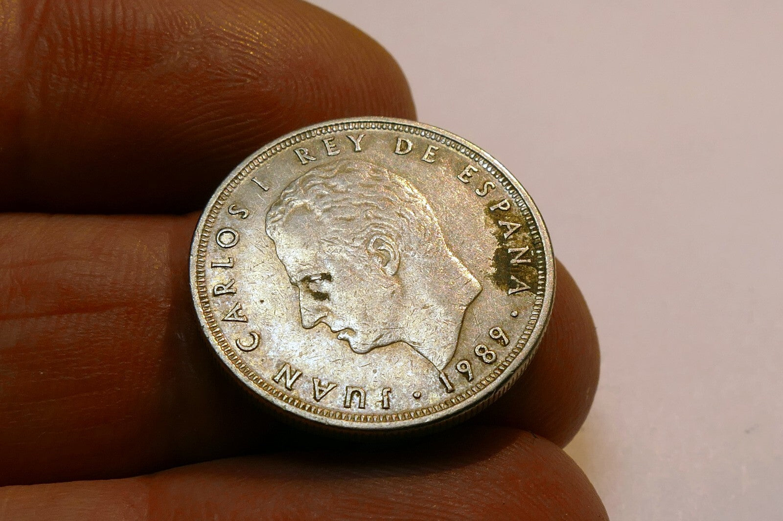 1989 5 PTAS SPAIN COIN