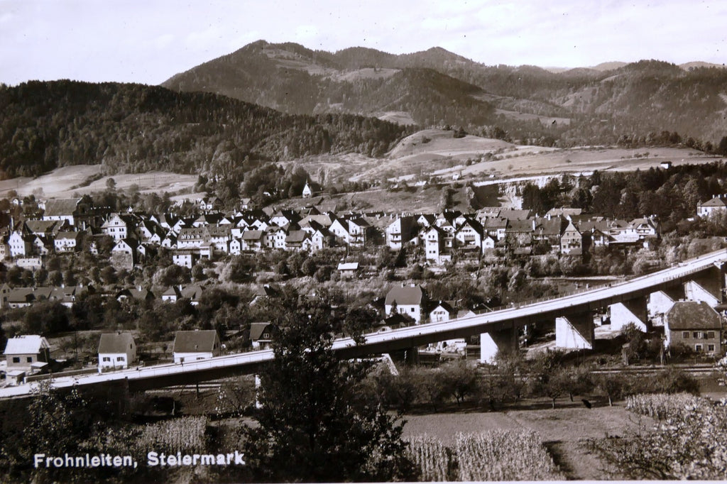Frohnleiten styria steiermark austria postcard 1940's   unposted