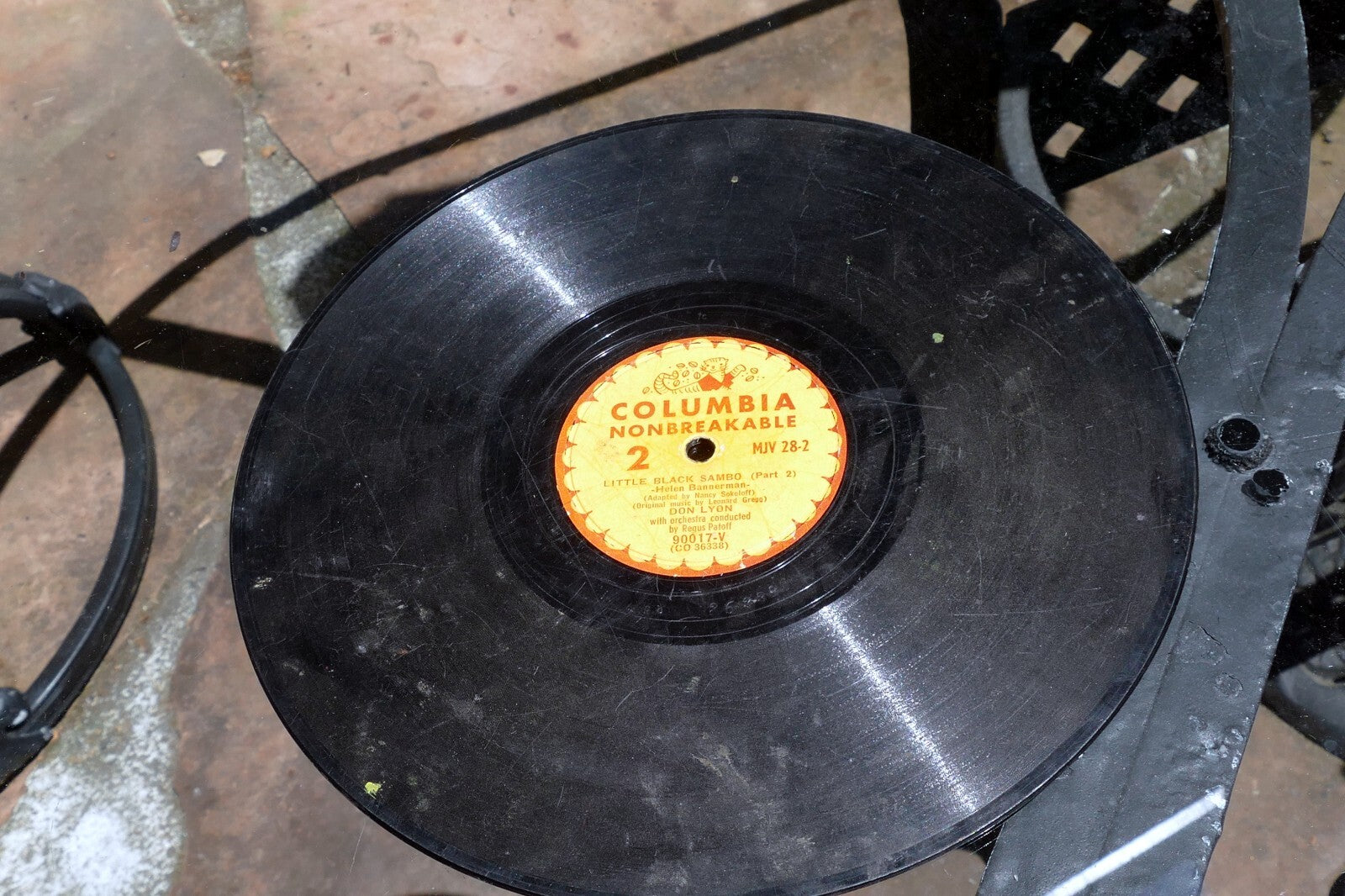 Little Sambo  Columbia Records mjv-28  78 rpm sides 2 and 3 90017-V