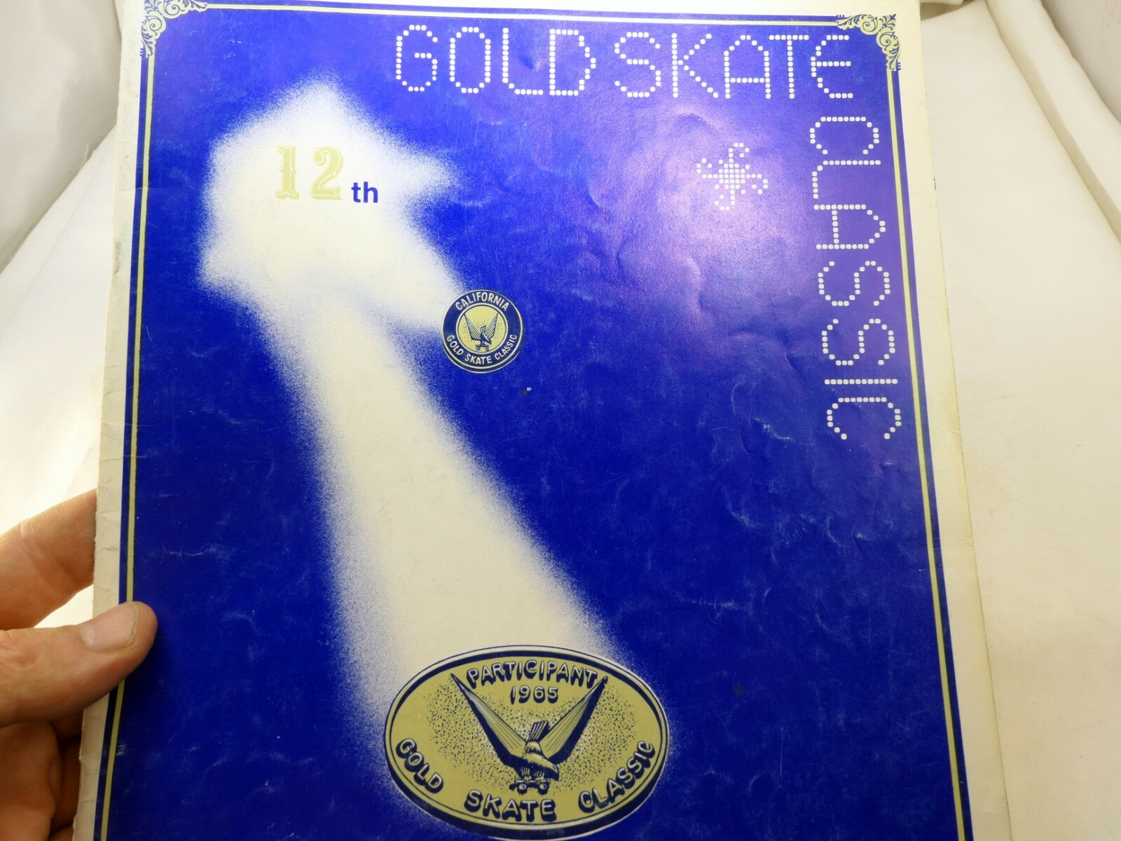 Gold skate classic 12th 1977 program competition book brochure