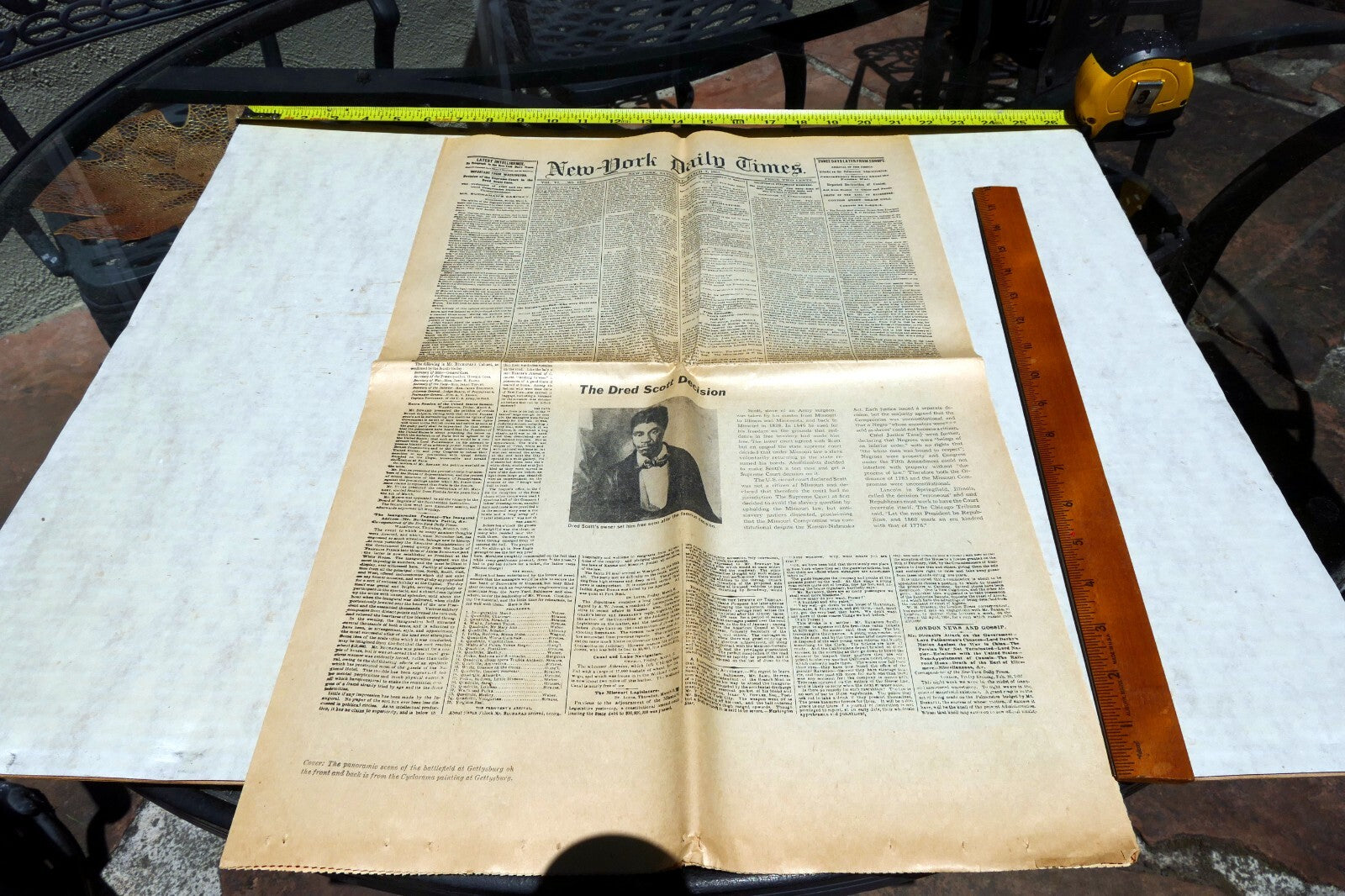 New York Times April 20, 1861 - Reprint - Civil War