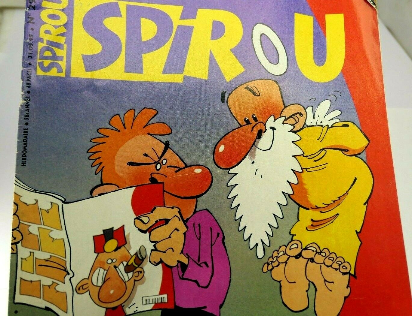Spirou nº 2981 de 1995 tbe les femmes en blanc nationale zéro comics french