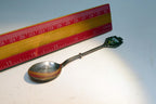 Vintage Souvenir Spoon Collectible Enamaled Davos Switzerland