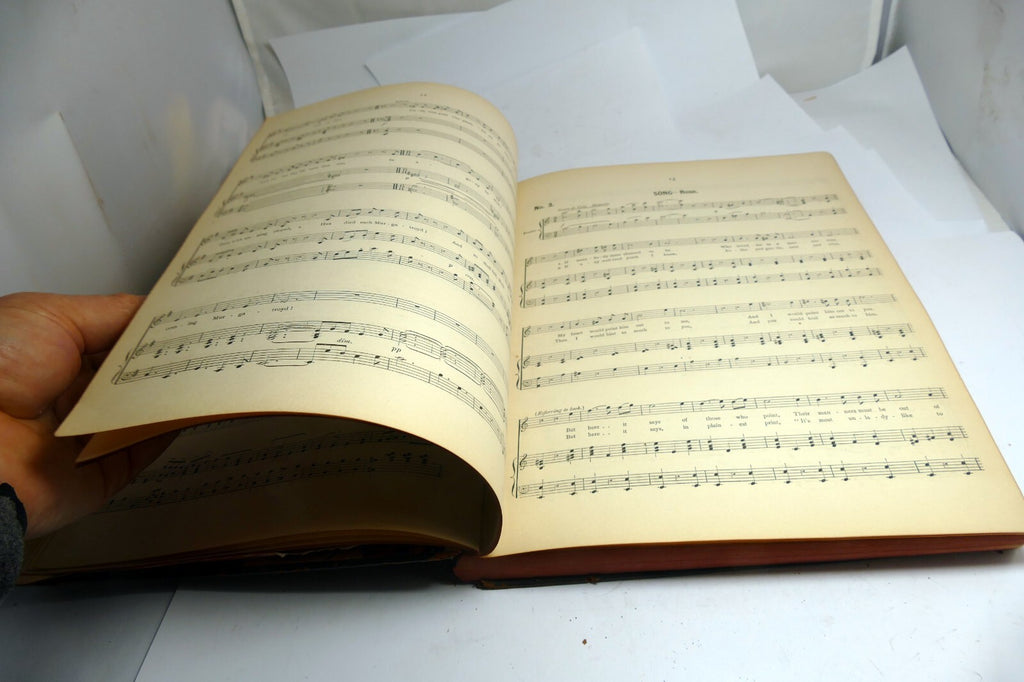 Ruddigore Opera Vocal Score by Gilbert & Sullivan sheet music 1887 Congress Libr