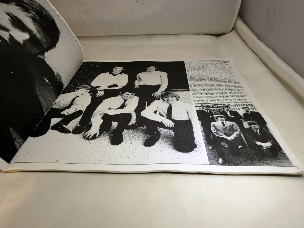 Eric Clapton crossroads 1988 book insert Polydor STDLCPTON K1