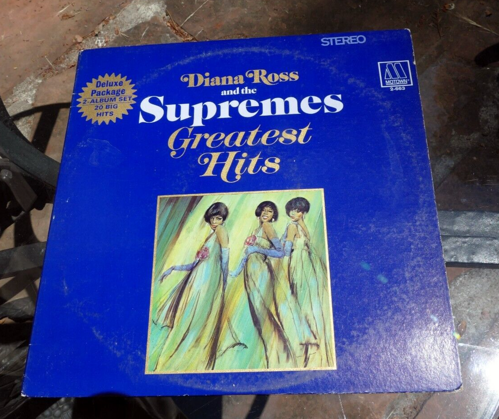 Diana ross and the supremes greatest hits vinyl 2x lp record motown ms 2 663