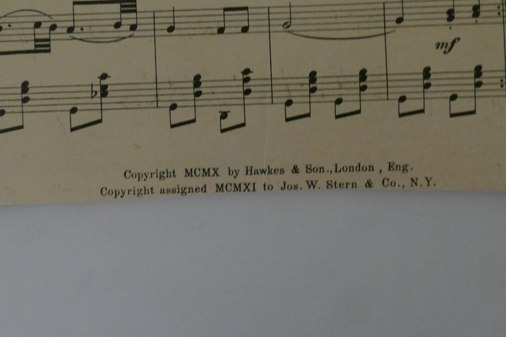 Kismet (Hindoo Twostep) 1911, by J.D. Markey; Jos. W. Stern and Co