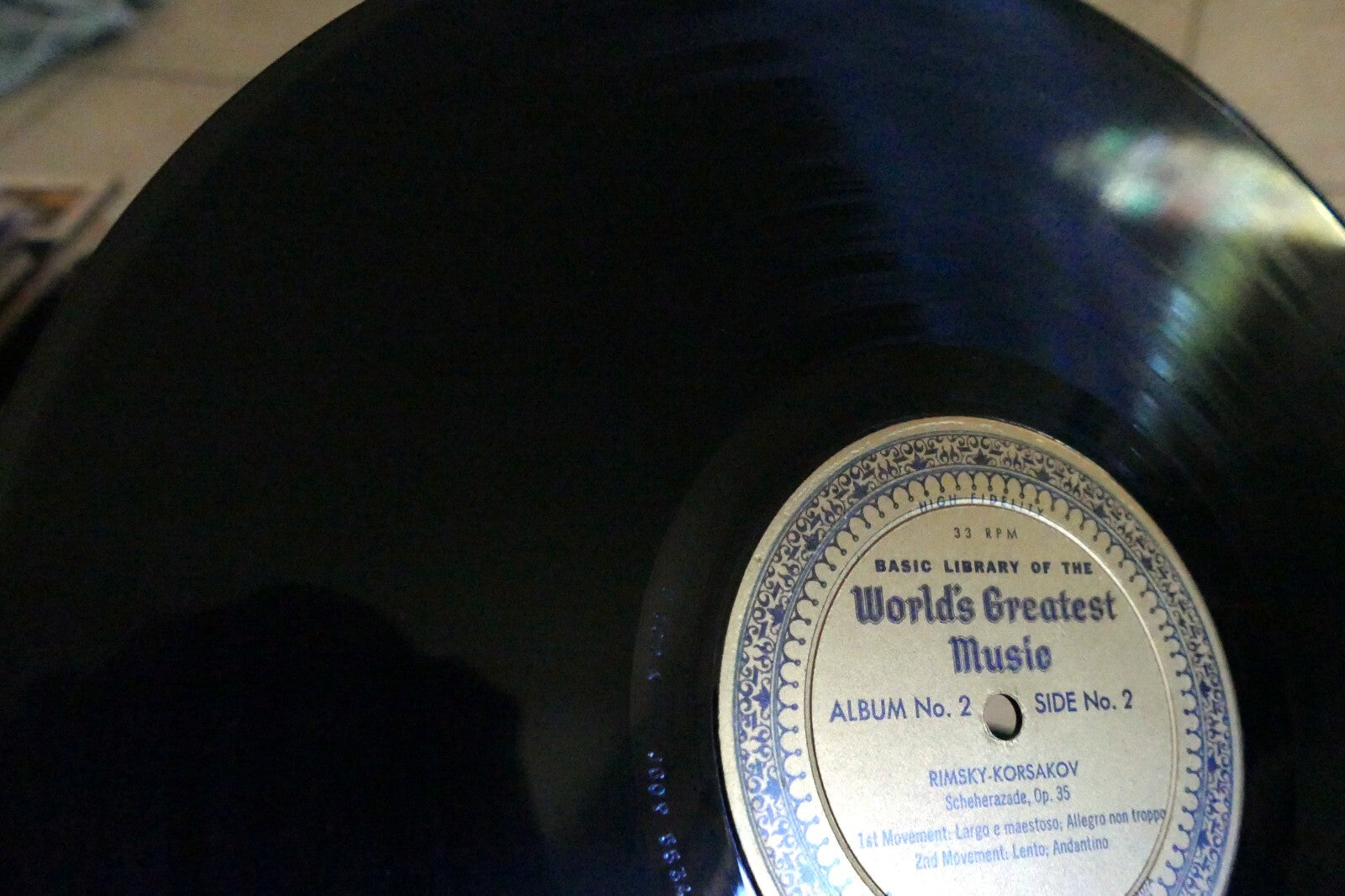 WORLDS GREATEST Music 1958 LP Rimsky-Korsakov Album No. 2