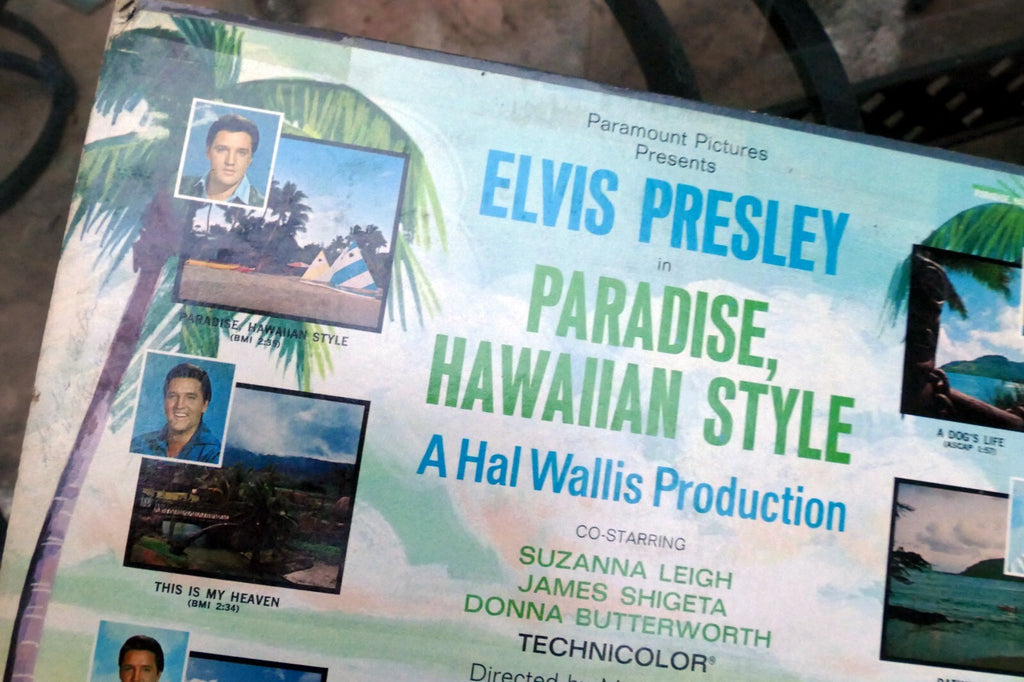1966 Elvis Presley Paradise Hawaiian Style  LPM-3643 - ALBUM ART COVER ONLY