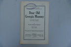 Dear old georgia mammy sheet music 1920, by harold arlington hummer
