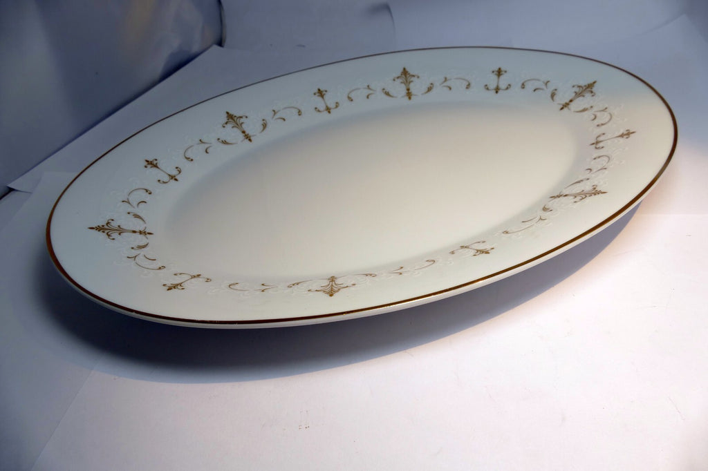Noritake Courtney #6520 Platter Dinner Plate main dish Thanksgiving large 14"