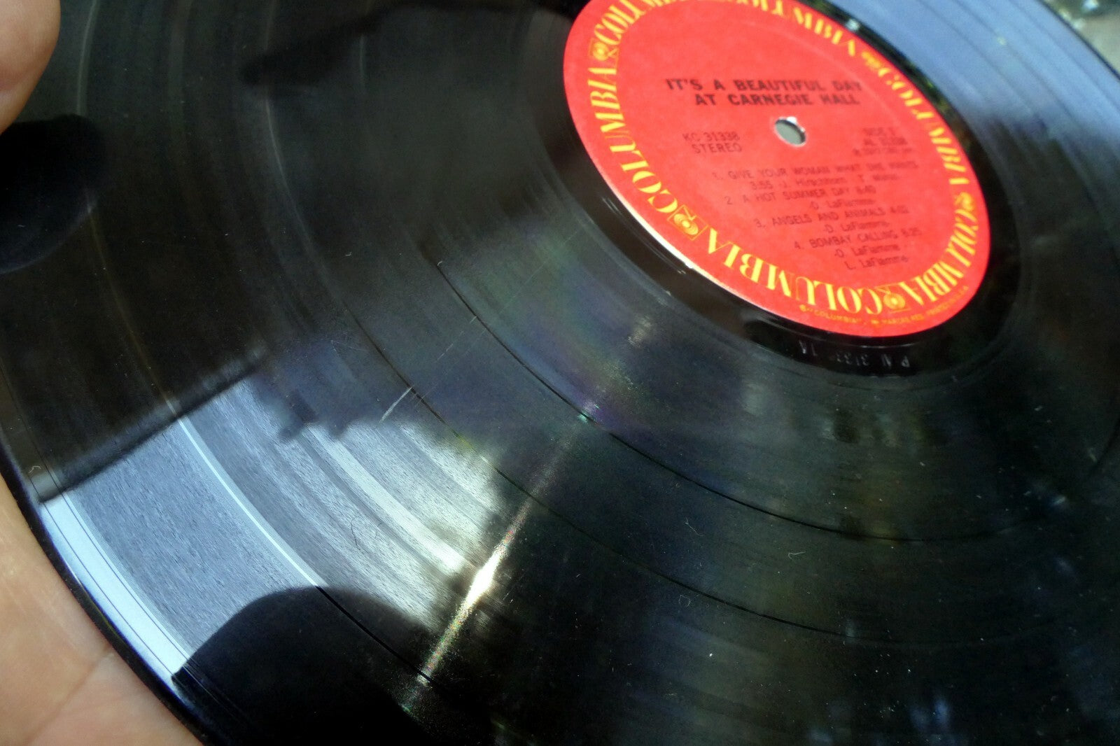 IT'S A BEAUTIFUL DAY AT CARNEGIE HALL   KC-31338 LP VINYL RECORD 1972 Columbia