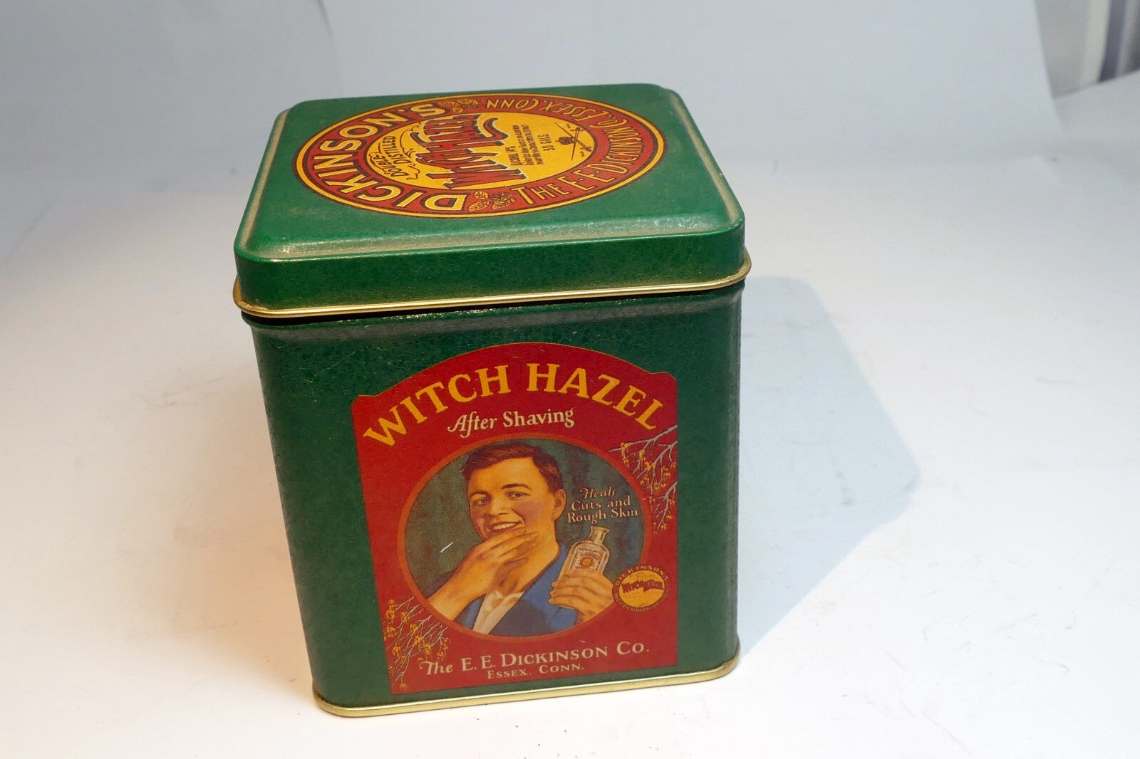 Dickinson's Double Distilled Witch Hazel Collectible Tin rectangle 4"