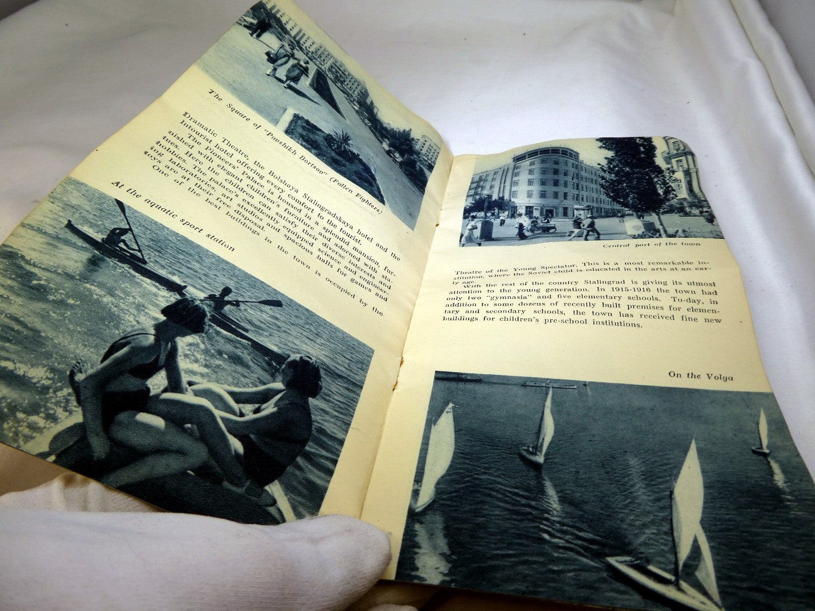 Visit The USSR STALINGRAD INTURIST Hotel Brochure Booklet 1950-60's