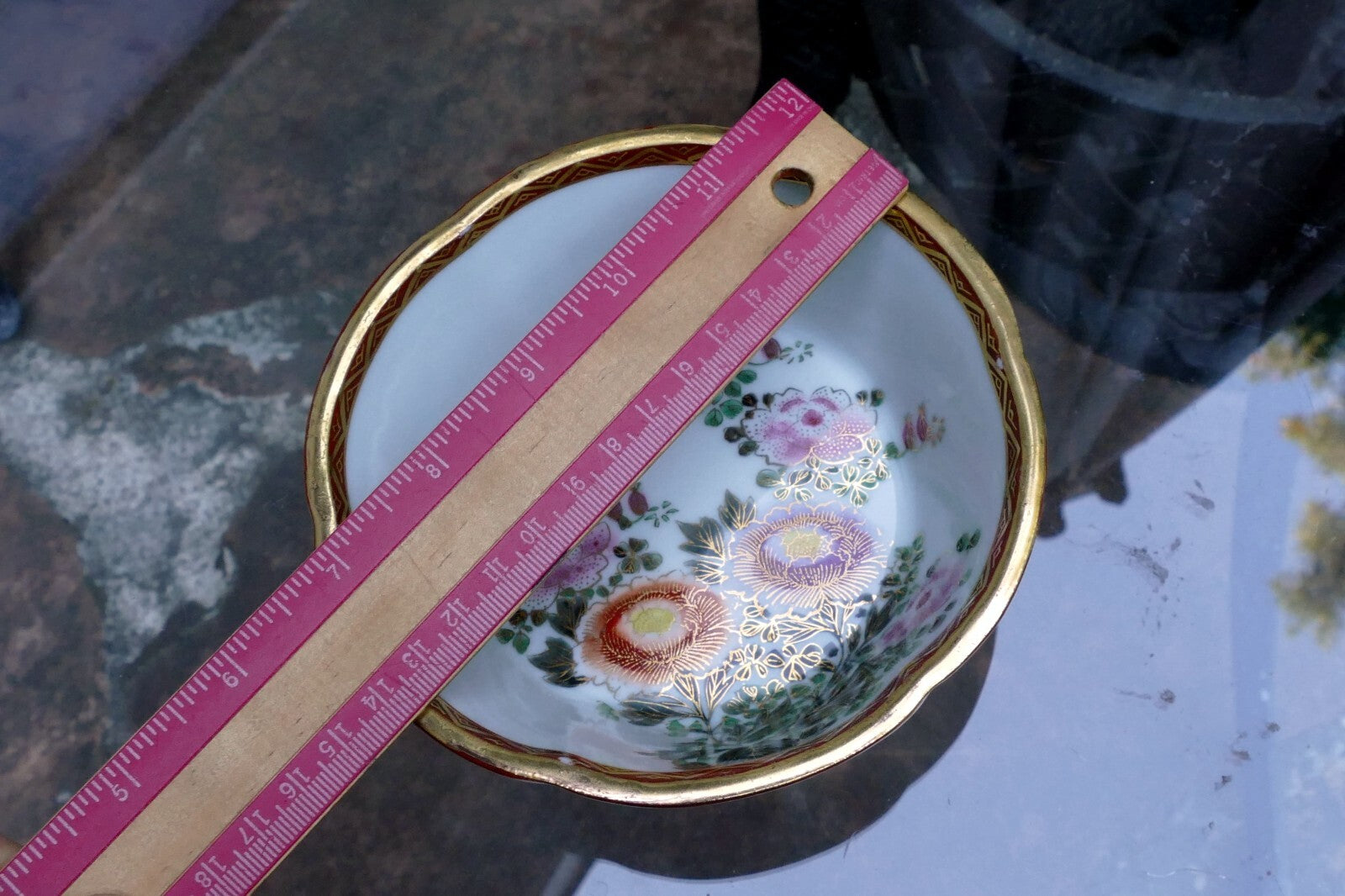 Japanese Satsuma Plate Bowl 5.5"