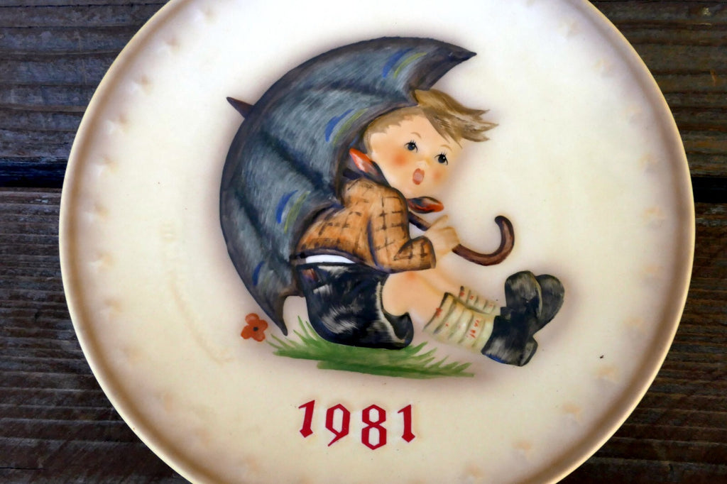 1981 m. j. hummel annual christmas plate 11th annual plate