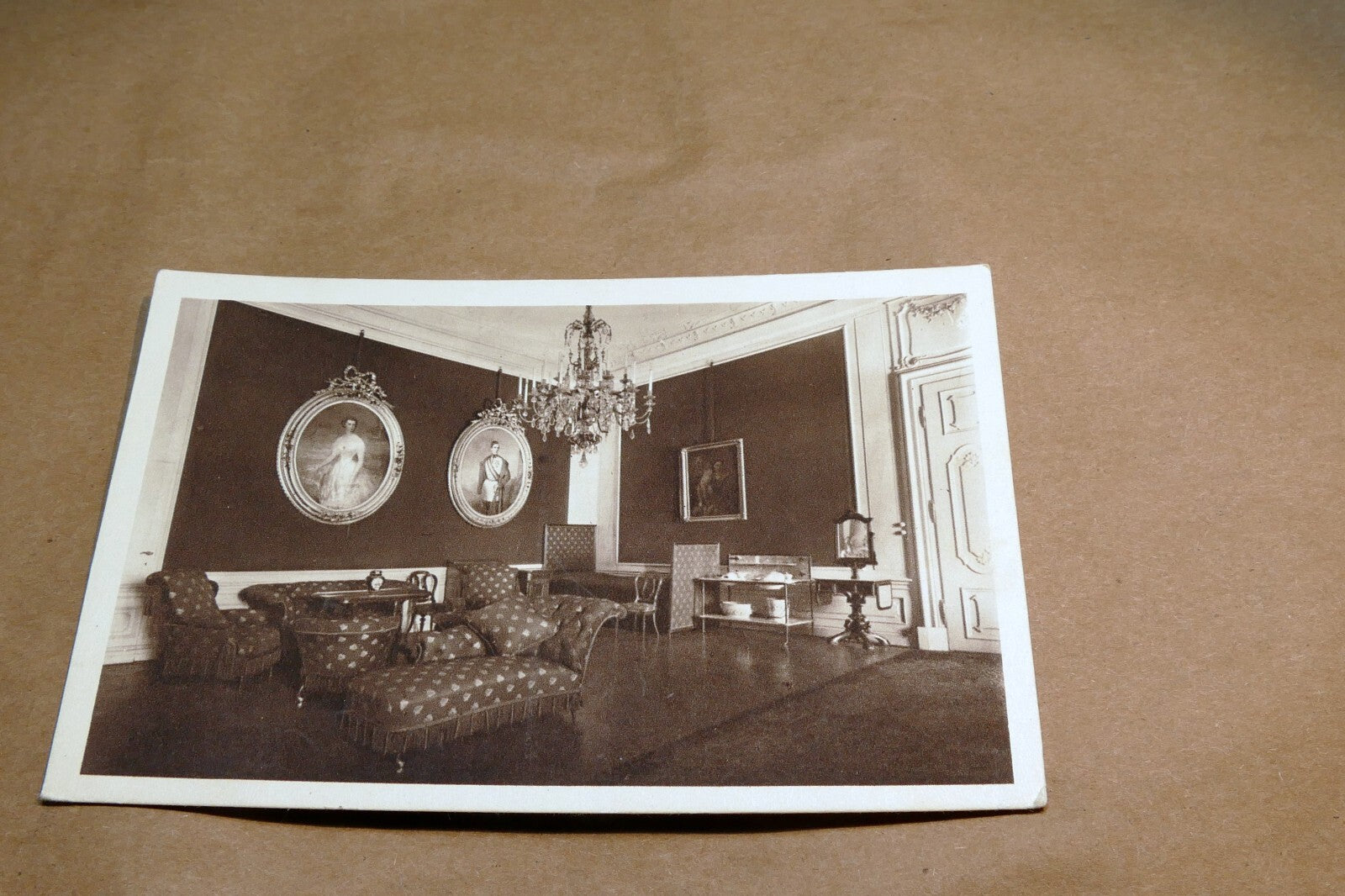 Wien - Schönbrunn Schloss Castle interior postcard Austria 1930's  - unposted