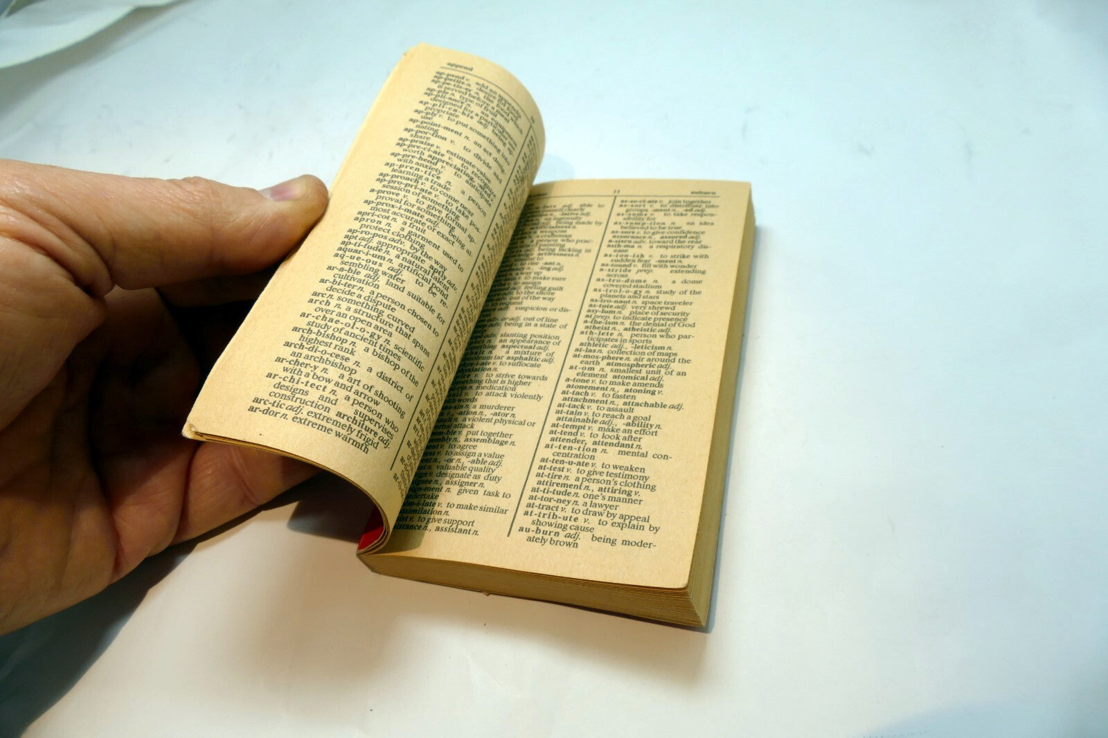 Vintage Vest Pocket Edition Webster Dictionary 1989
