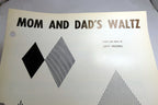 Mom and dad's waltz 1951 sheet music