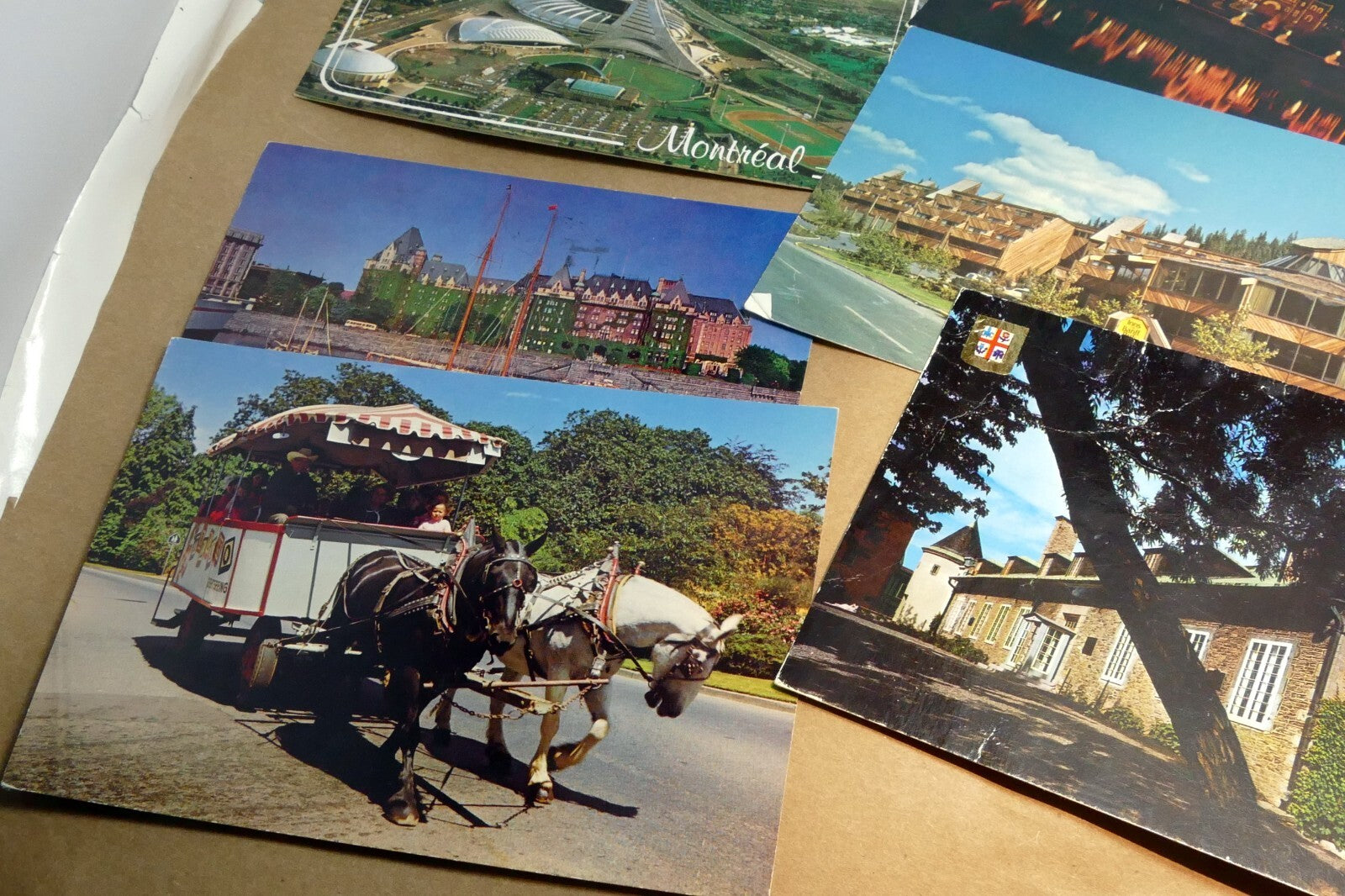 Mix lot of posted Postcard from Canada lot of of 12  1990's